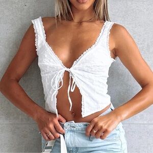 White fox boutique top